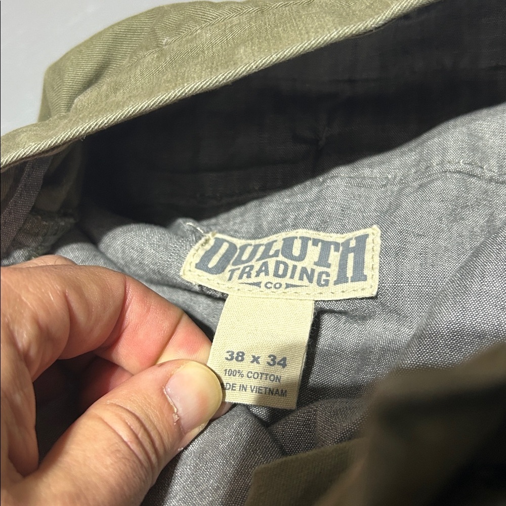 Duluth Trading Co. Heavy Duty Green Pants (Men’s 38 x 34) - Picture 8 of 14